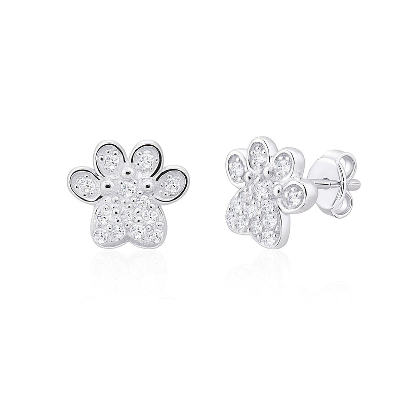 Silver earrings
