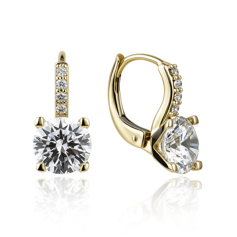 Gold earrings