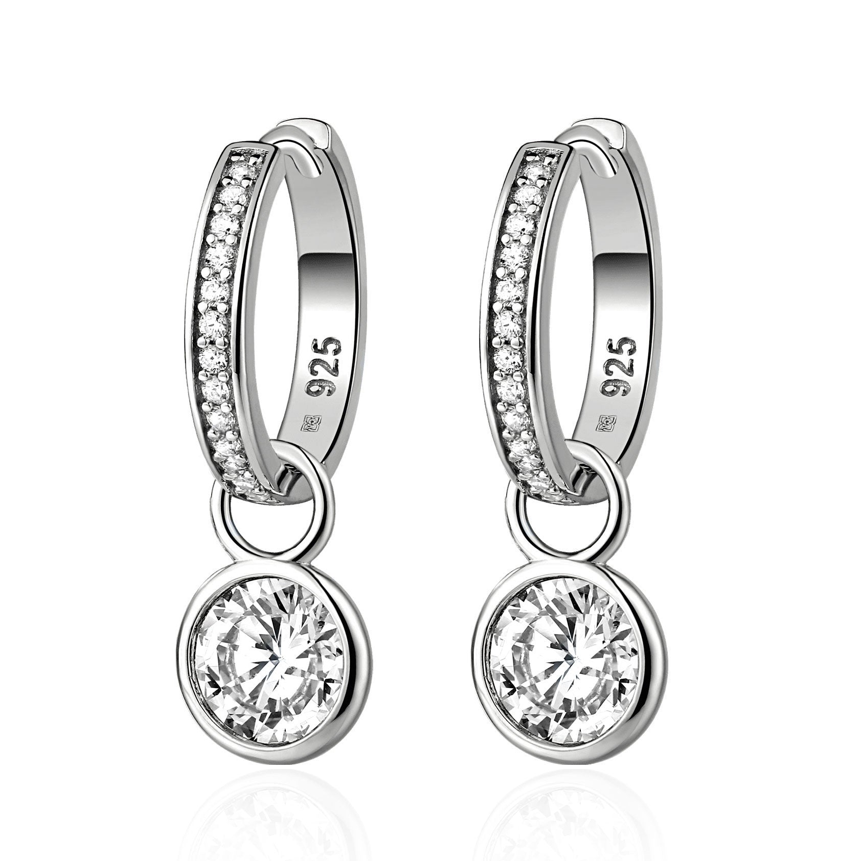 Silver earrings