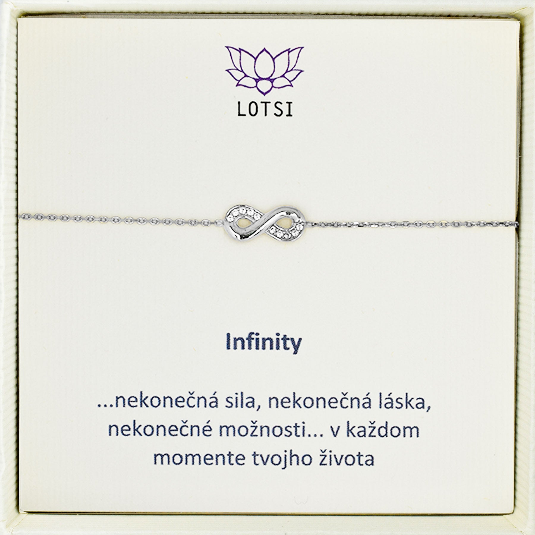 Infinity gold bracelet