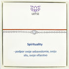 Silver Spirituality Bracelet