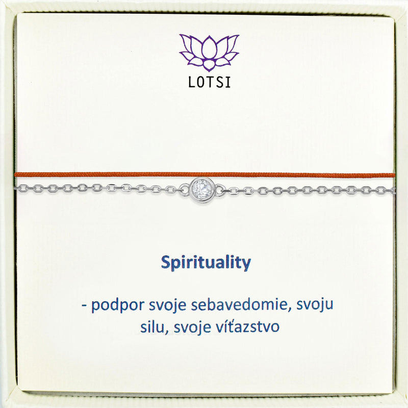 Silver Spirituality Bracelet