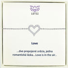 Silver bracelet Love
