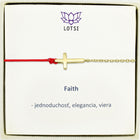 Silberarmband Faith