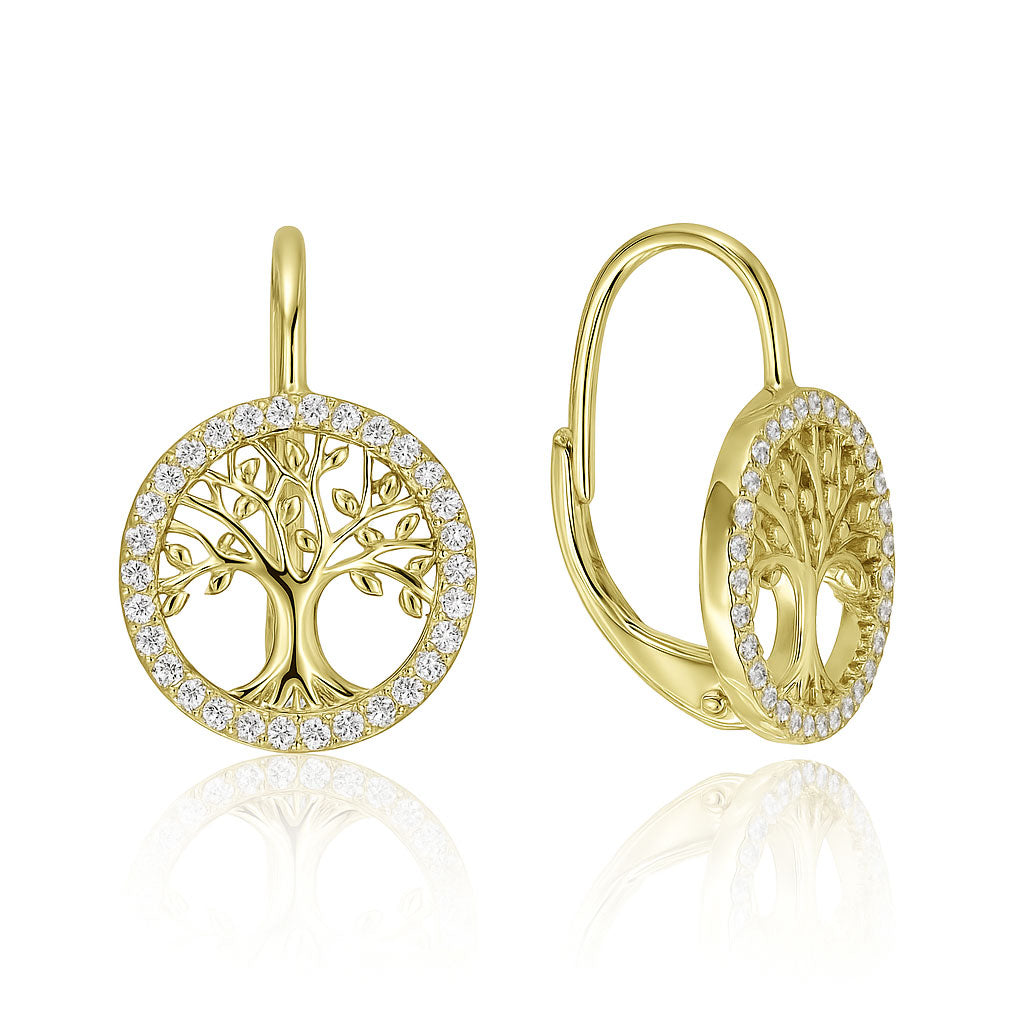 Silver earrings