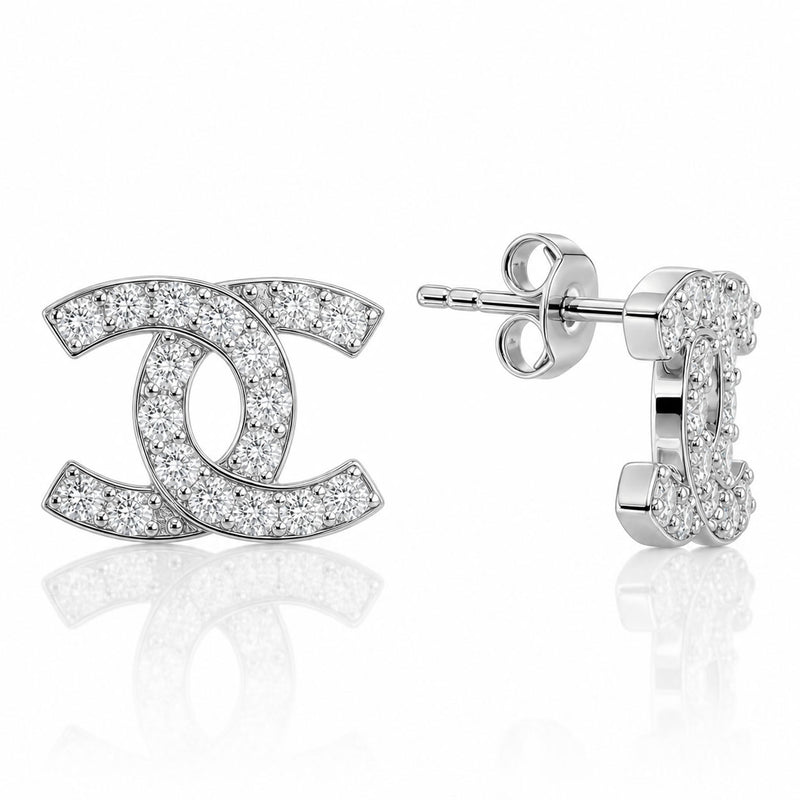 Silver earrings