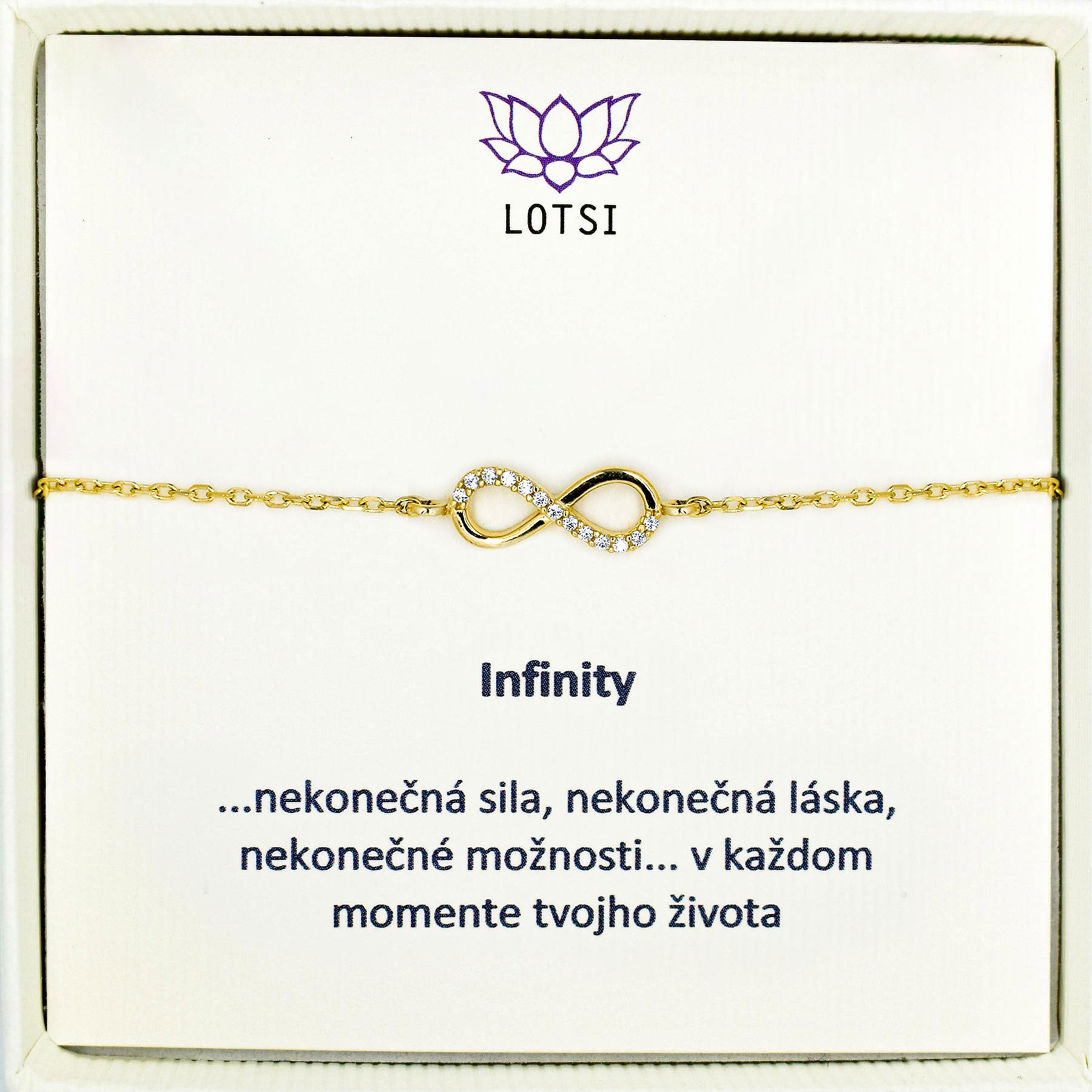 Gold Infinity Bracelet
