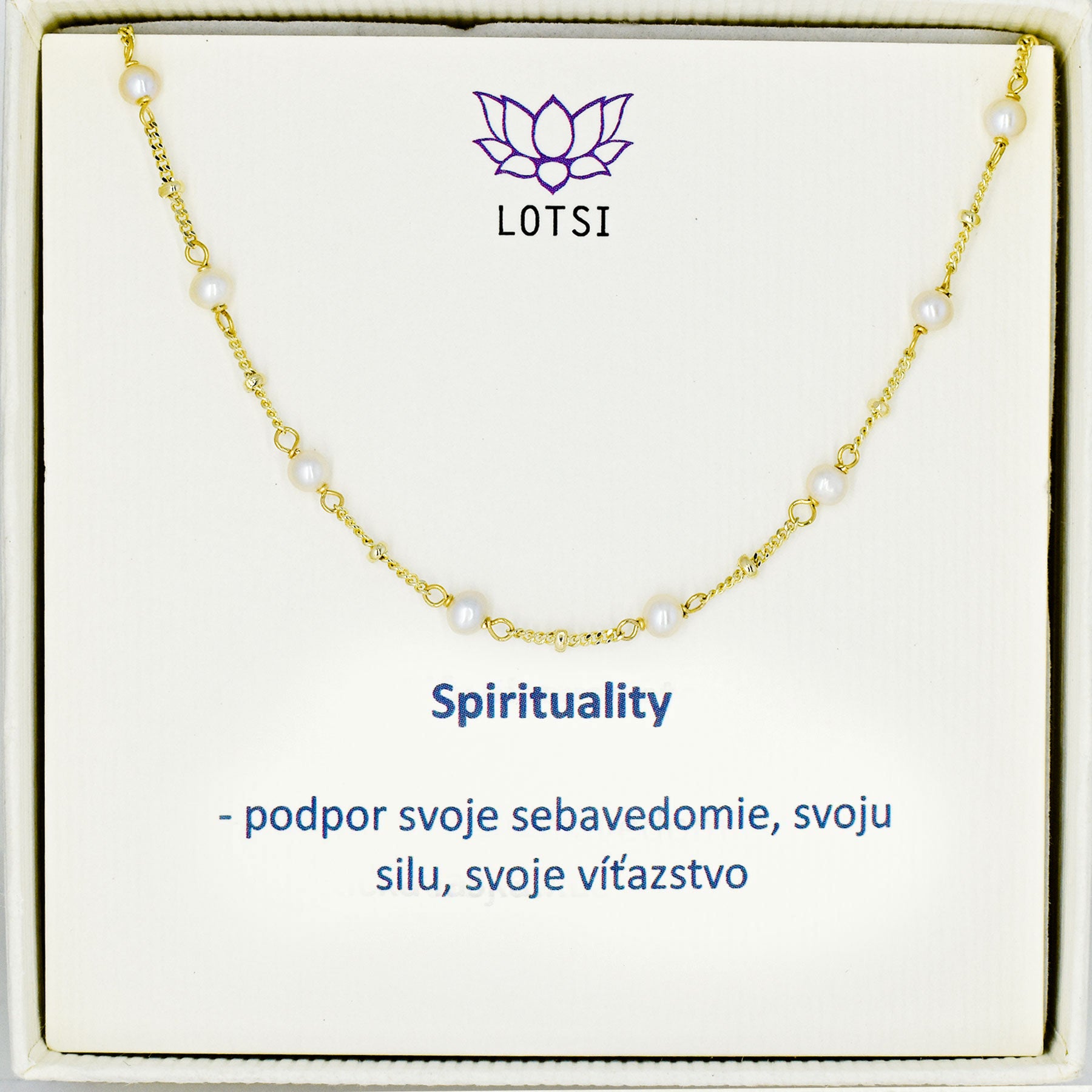Spirituality gold chain