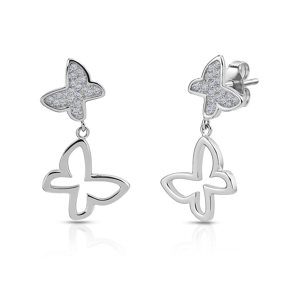 Silver earrings