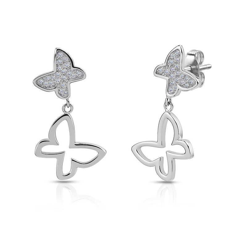 Silver earrings