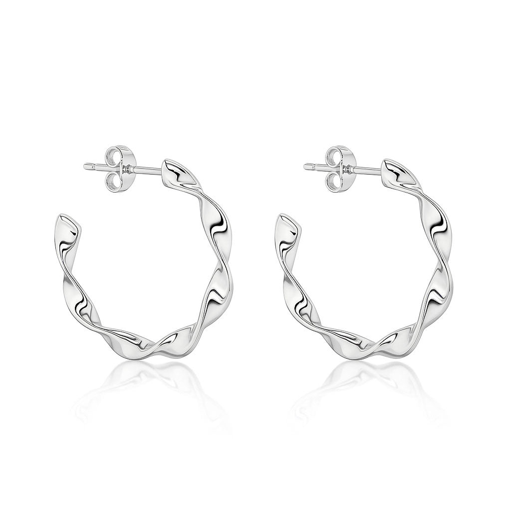 Silver earrings