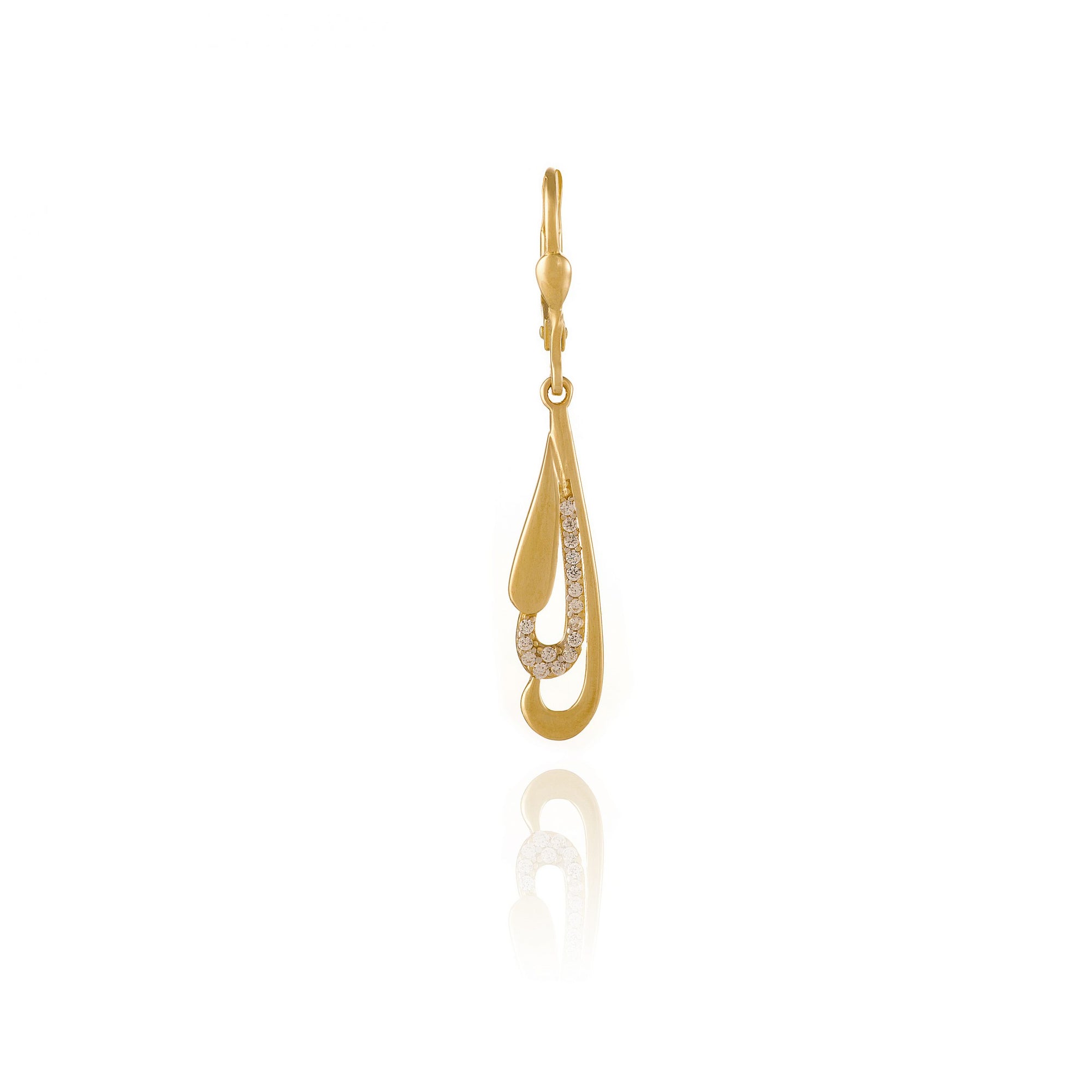 Gold earrings