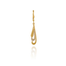 Gold earrings