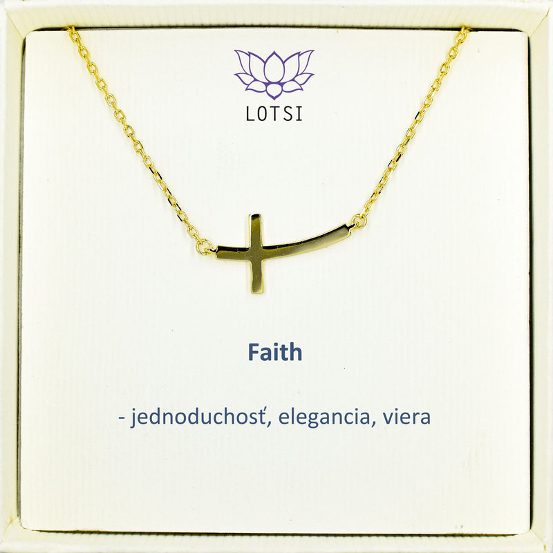 Strieborná retiazka Faith