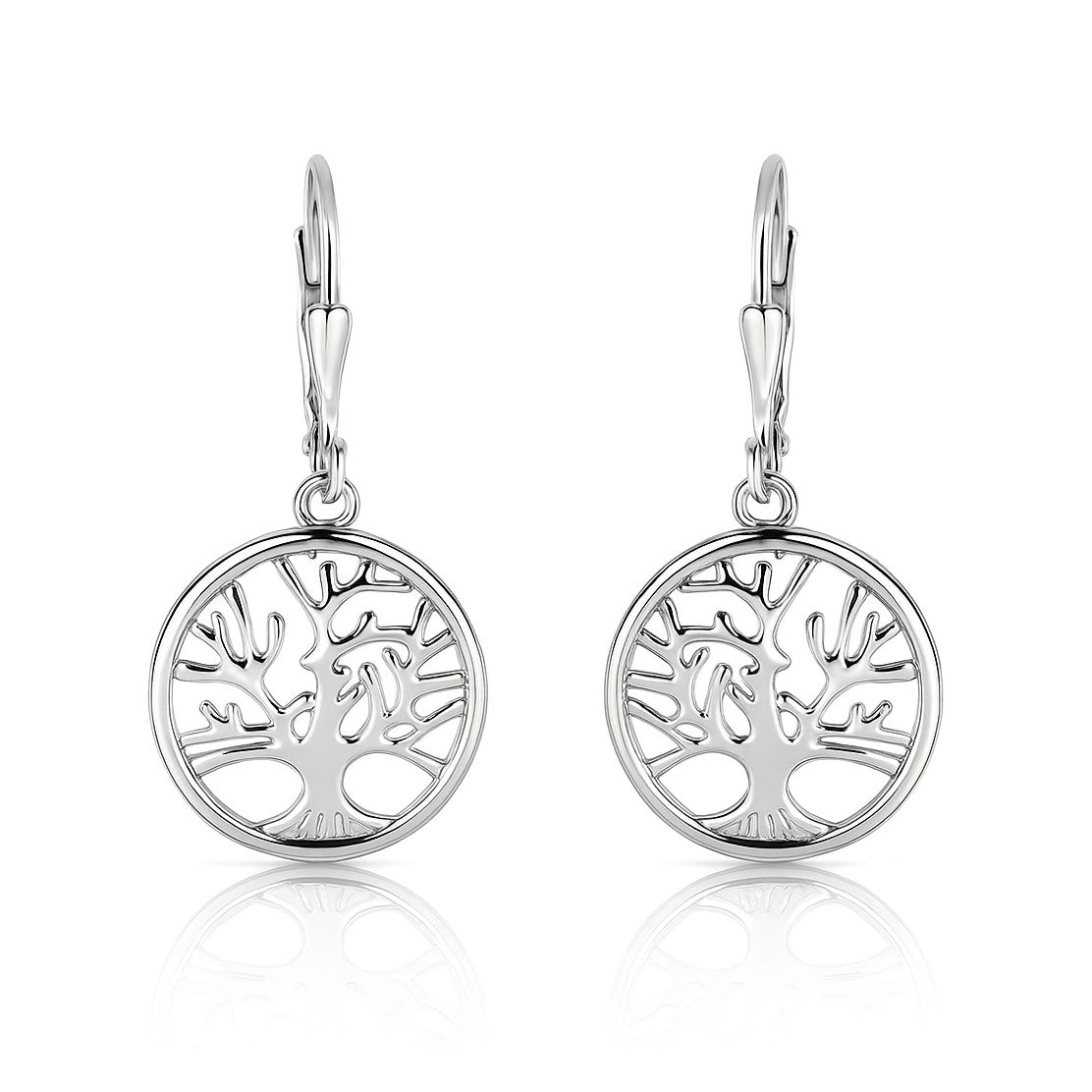 Silver earrings