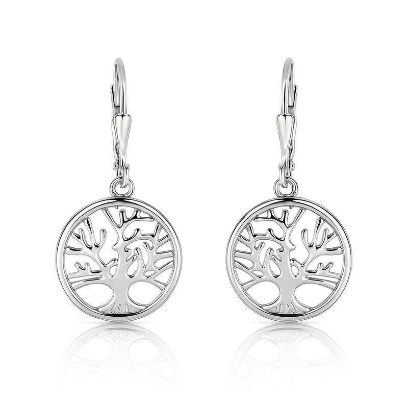 Silver earrings