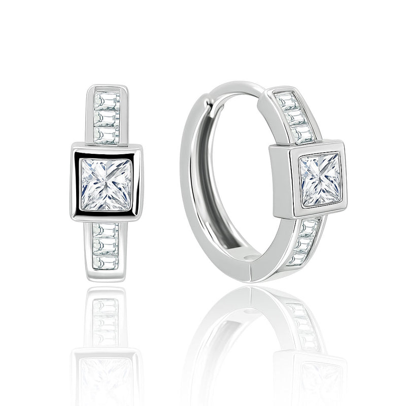 Silver earrings