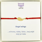 Goldenes Armband Angel Wings