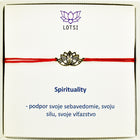 Spirituality gold bracelet