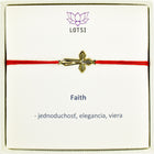 Faith gold bracelet