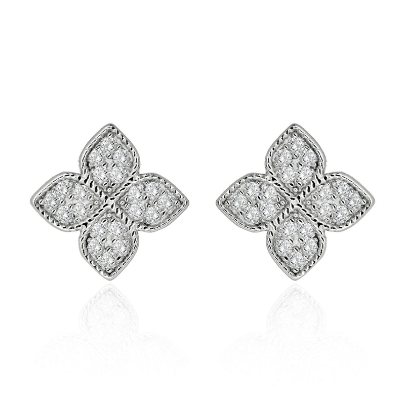 Silver earrings