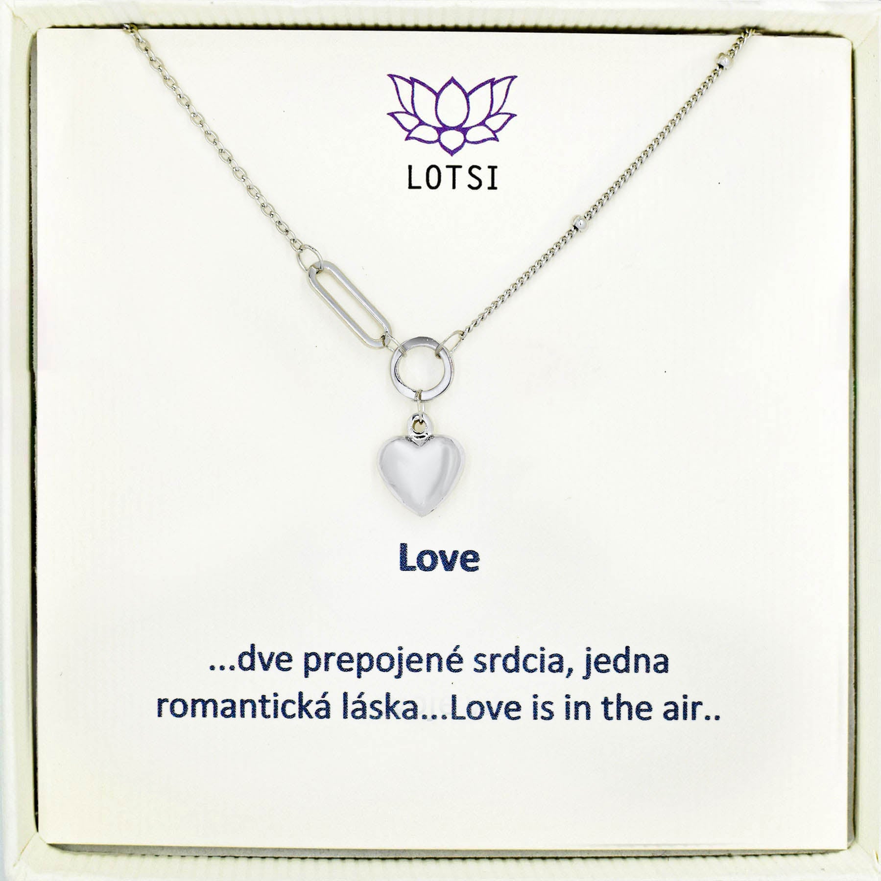 Silver Love chain