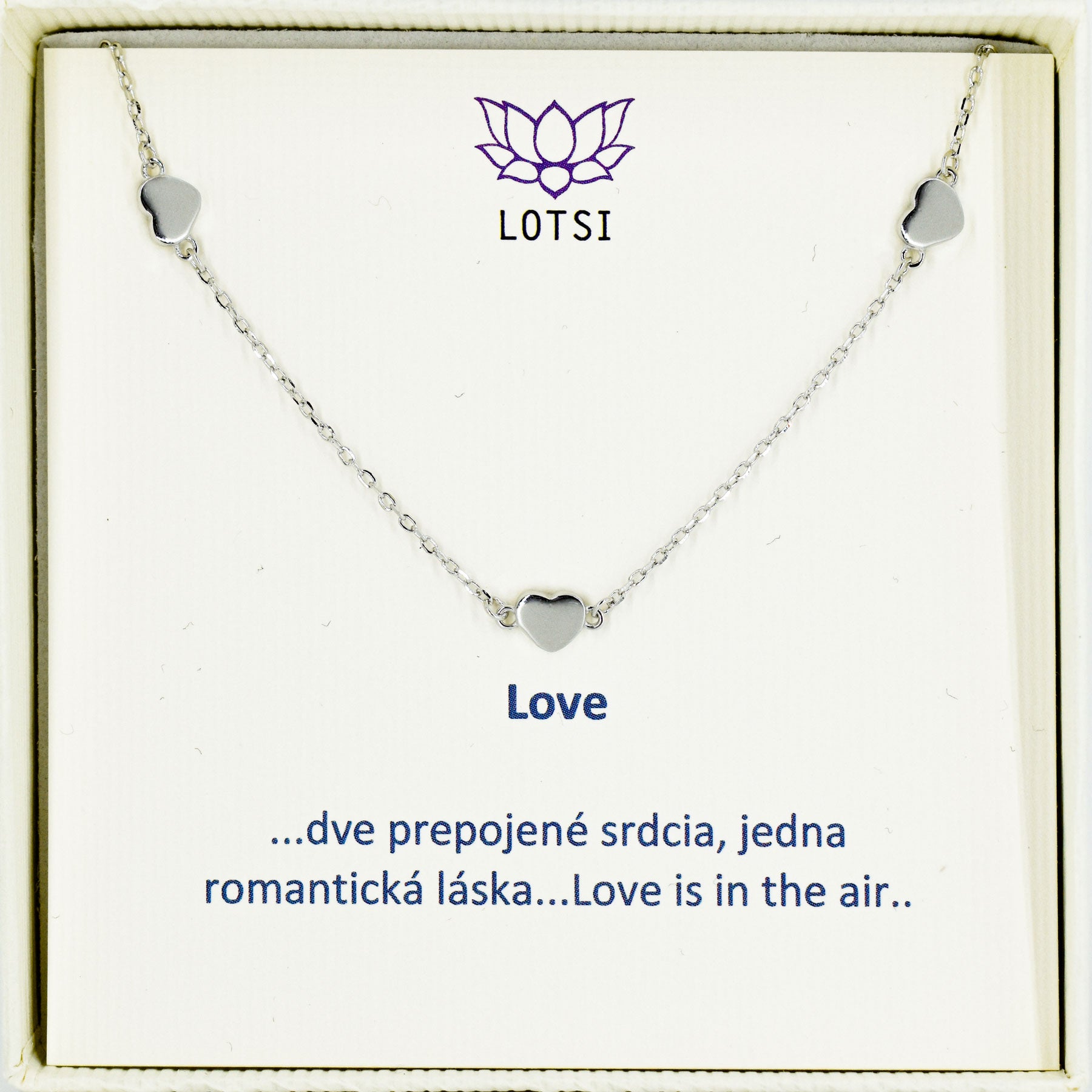 Silver Love chain