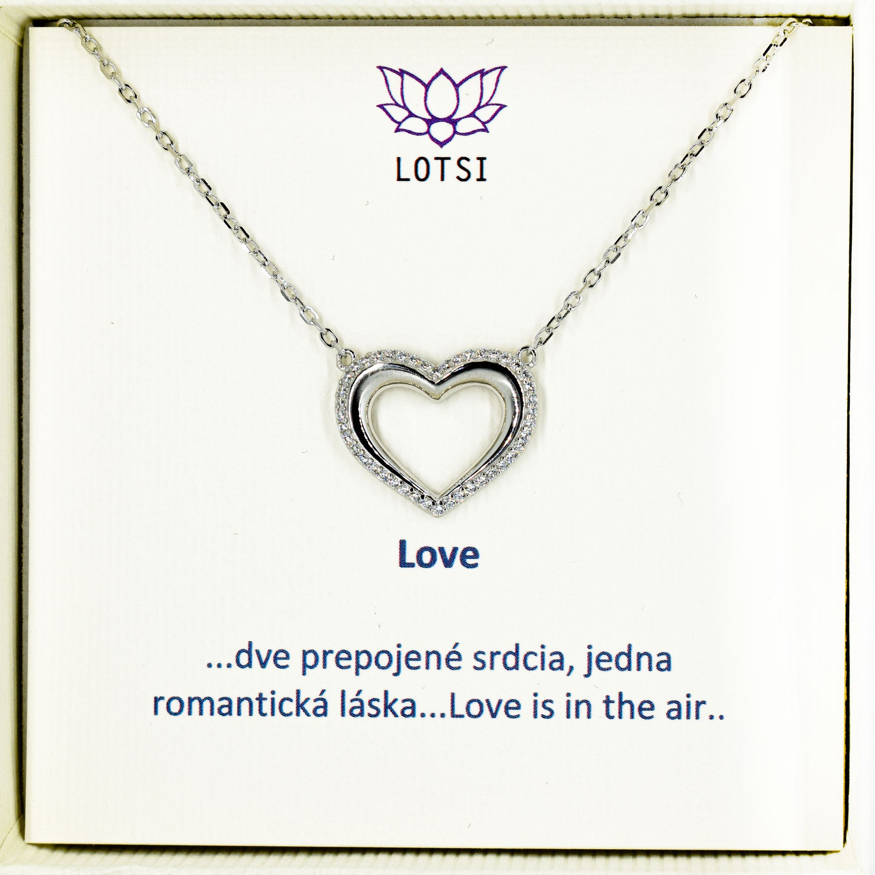 Silver Love chain