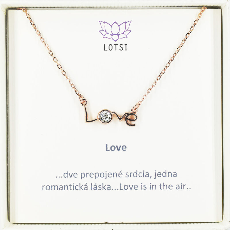 Silberkette Love