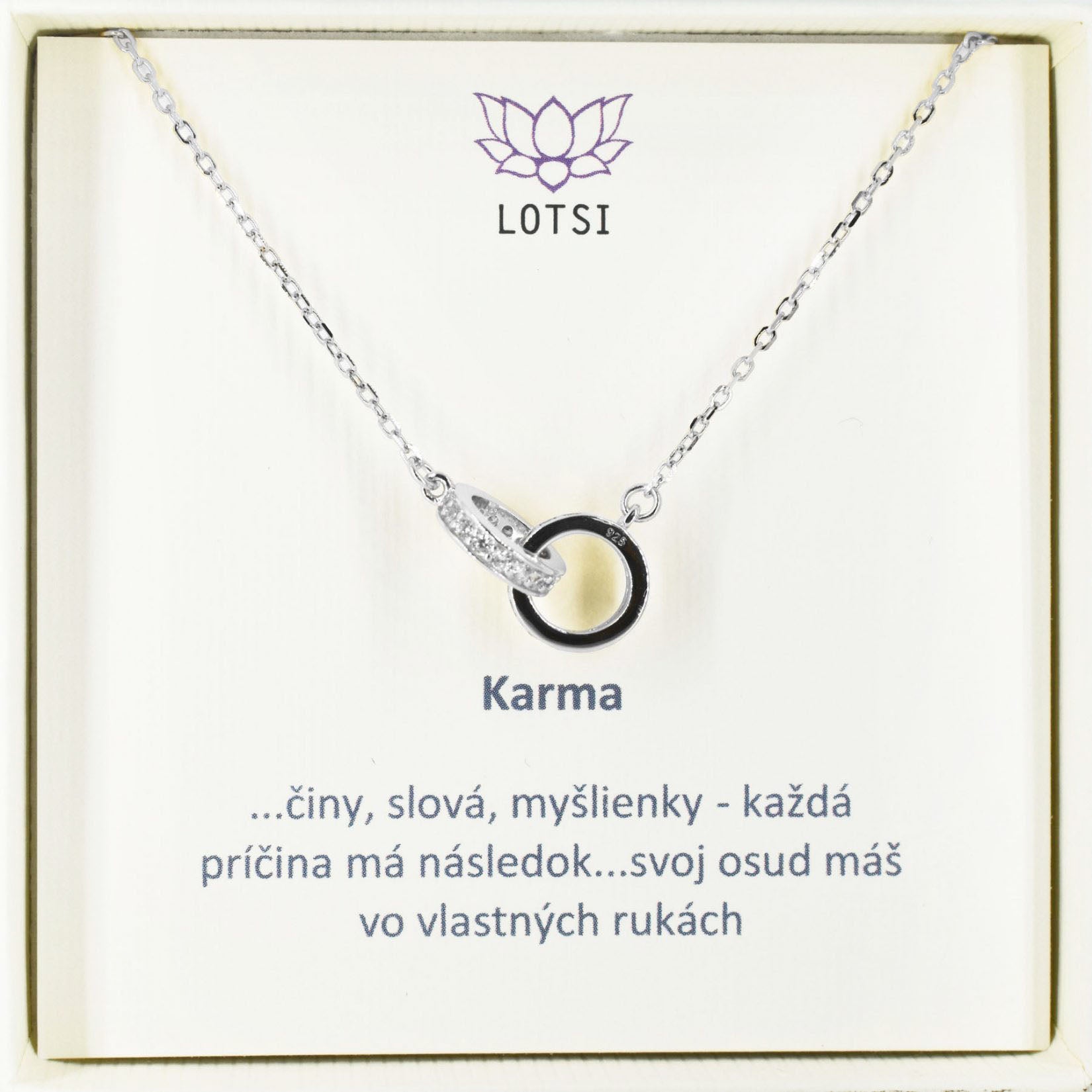 Silver chain Karma