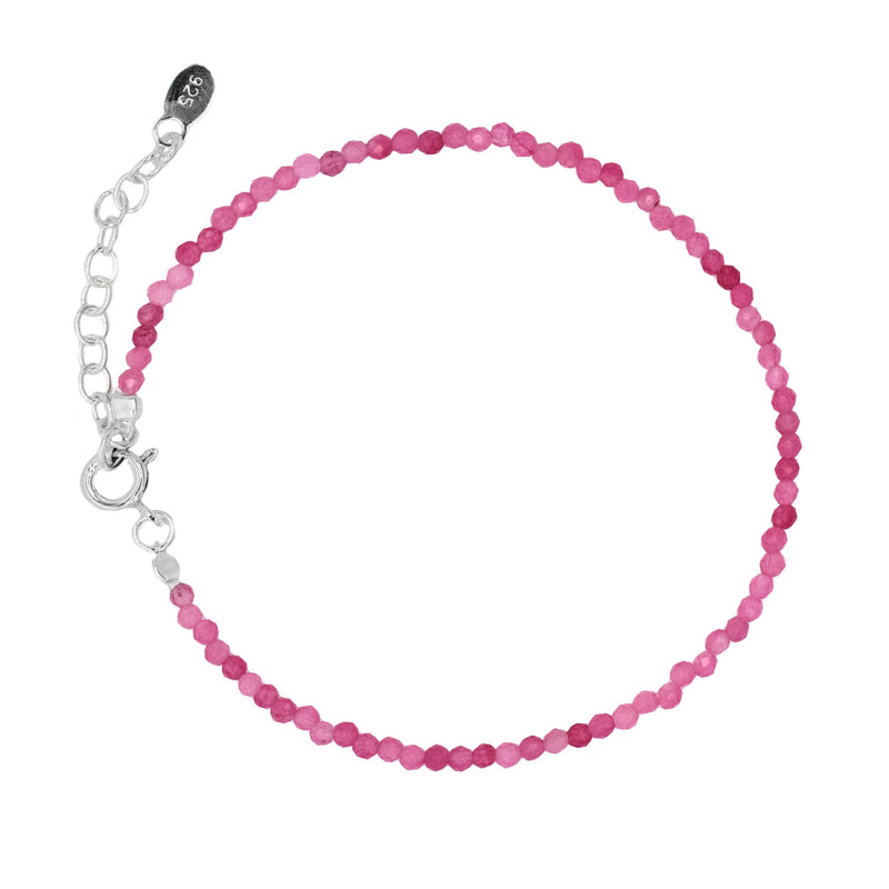 Silberarmband mit Halbedelstein