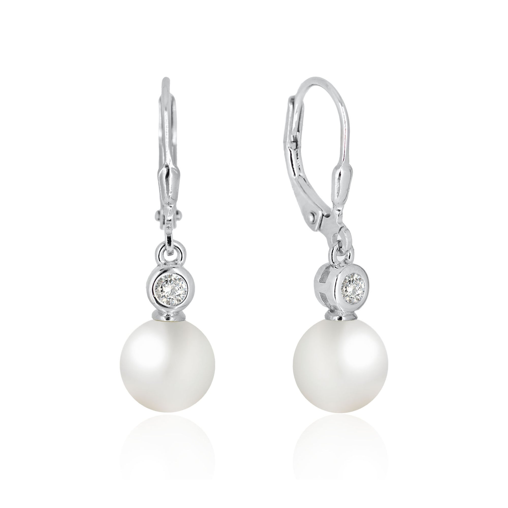 Silver earrings