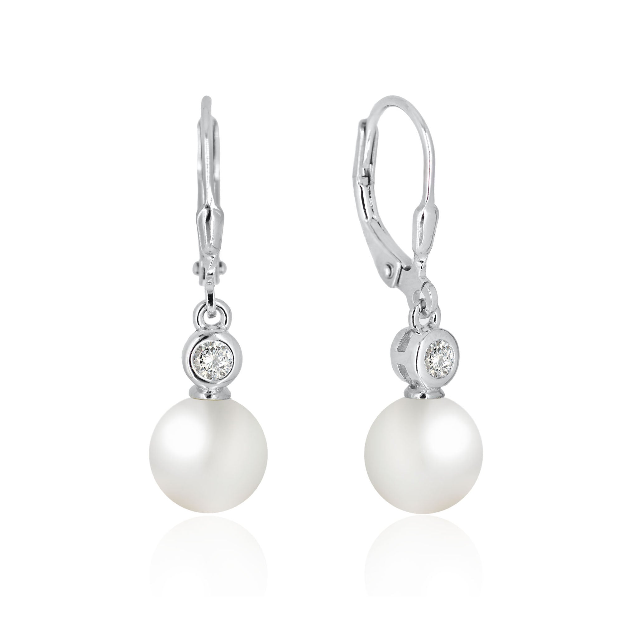 Silver earrings