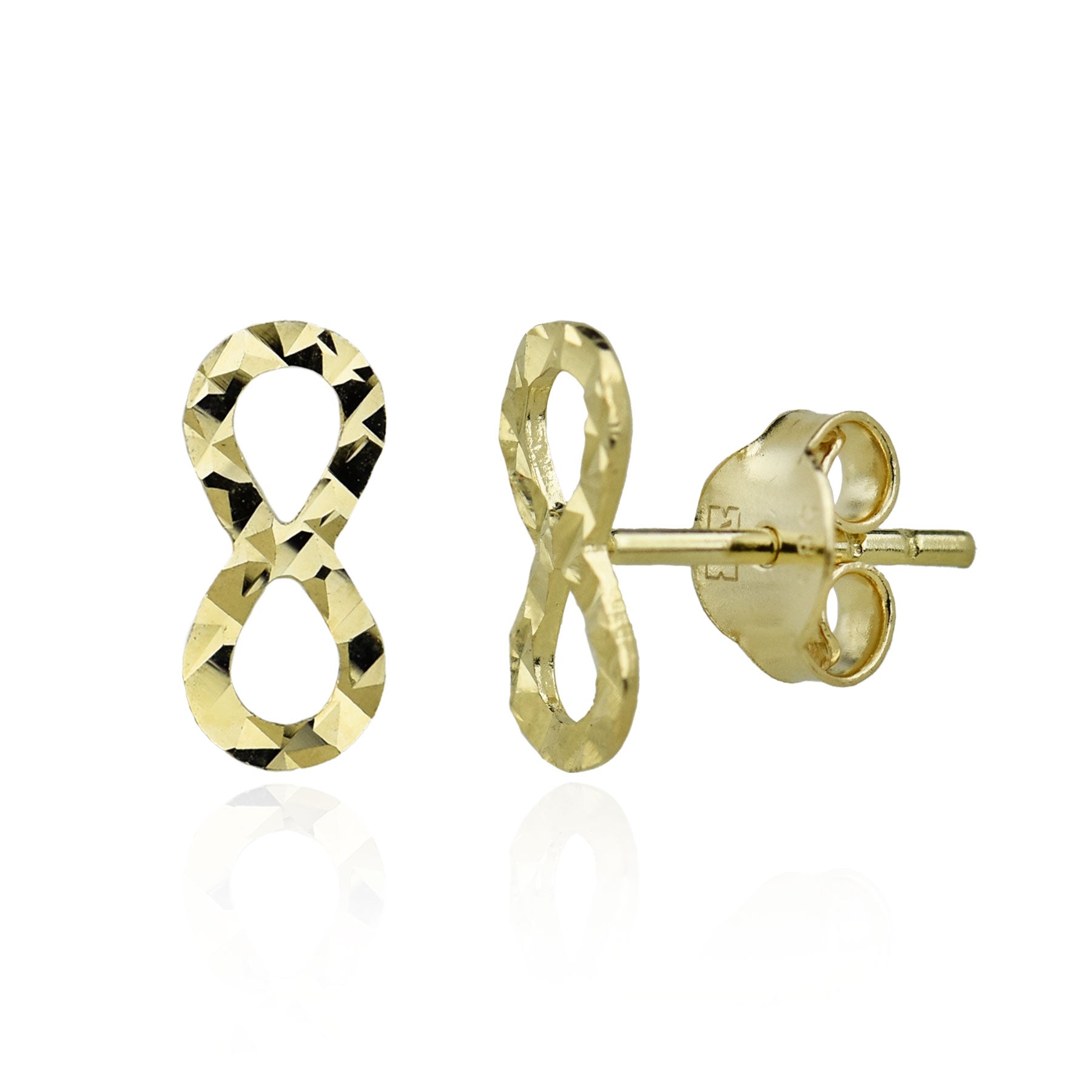 Gold earrings