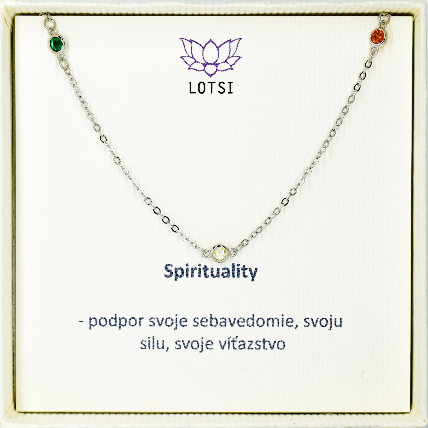 Spirituality Silver Chain