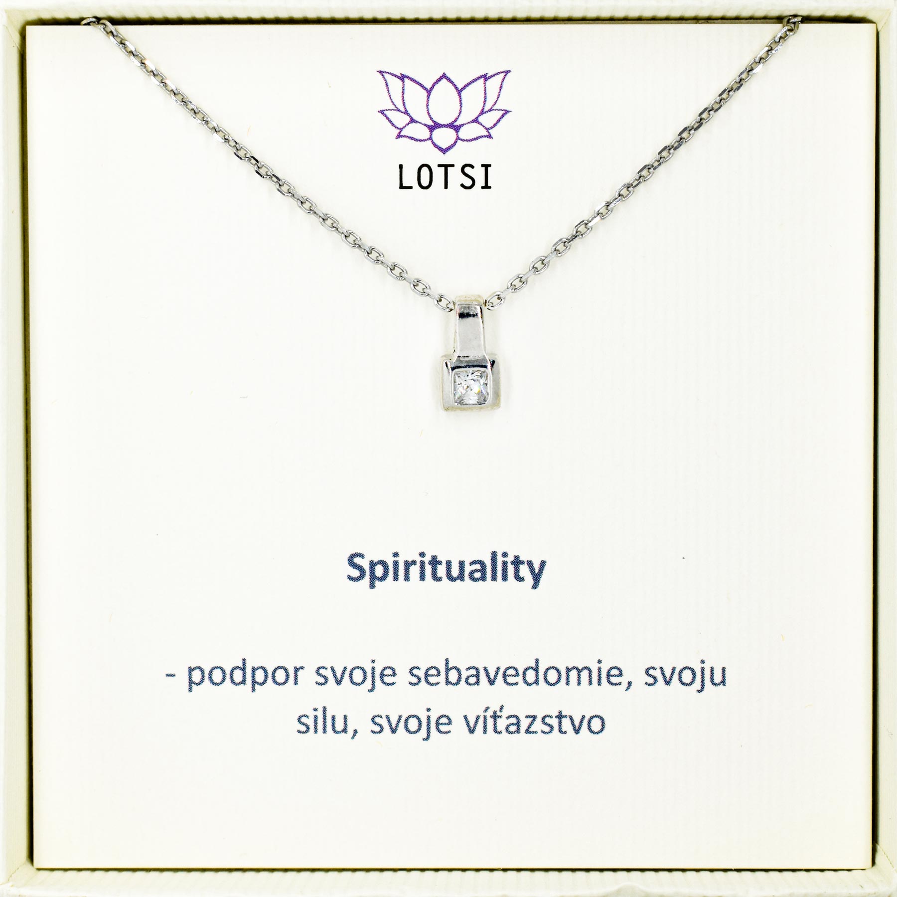 Spirituality Silver Chain