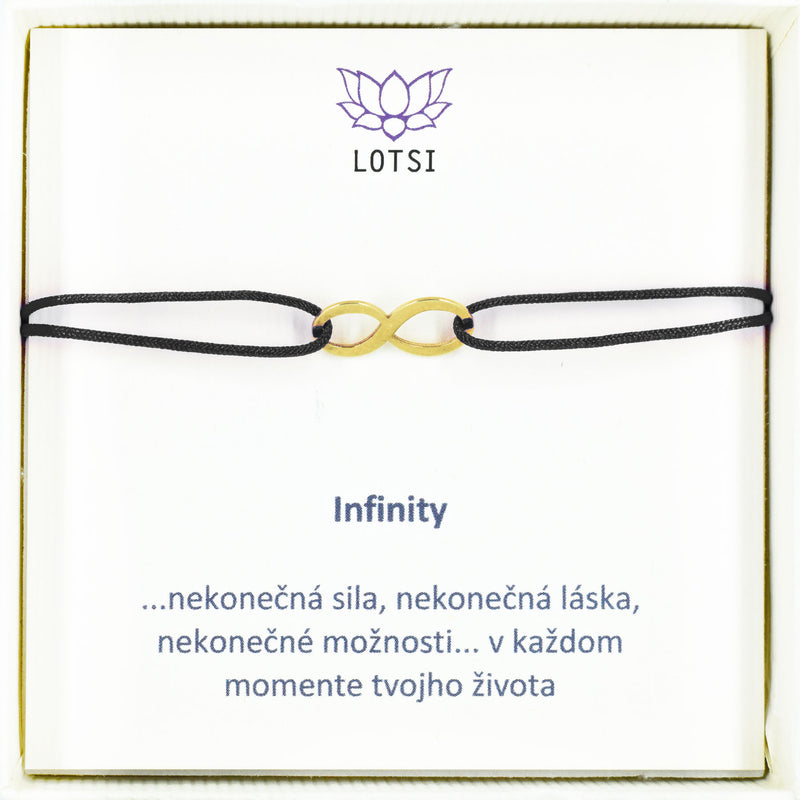 Infinity gold bracelet