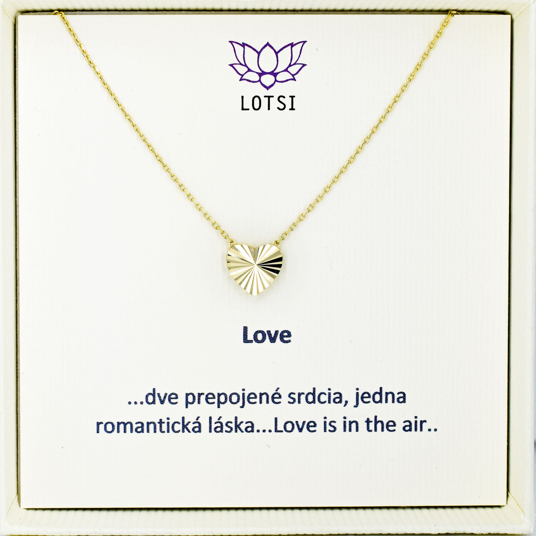 Gold chain Love