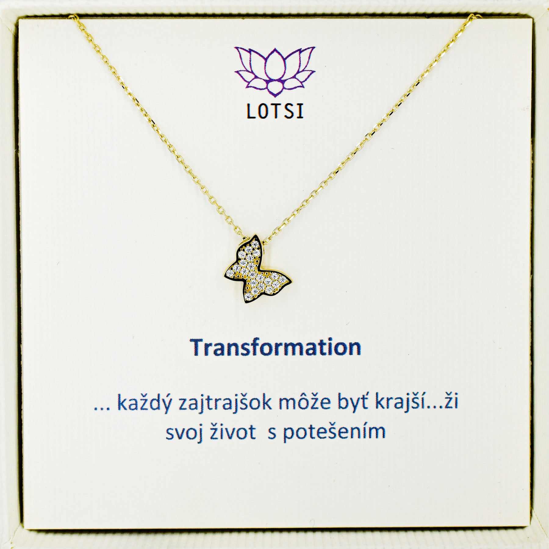 Transformation gold chain
