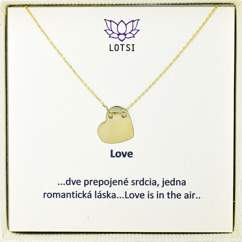 Gold chain Love