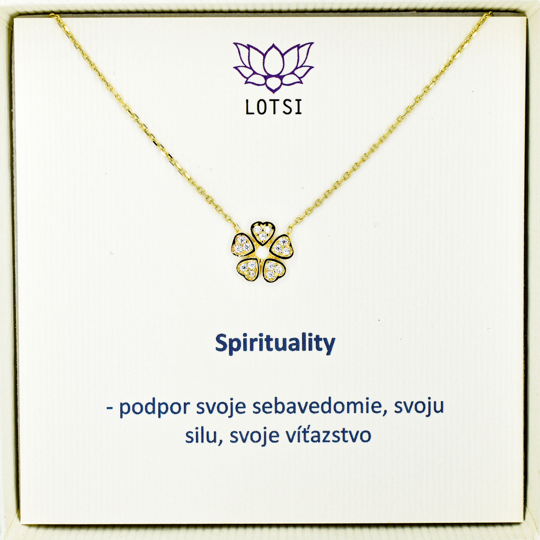 Spirituality gold chain