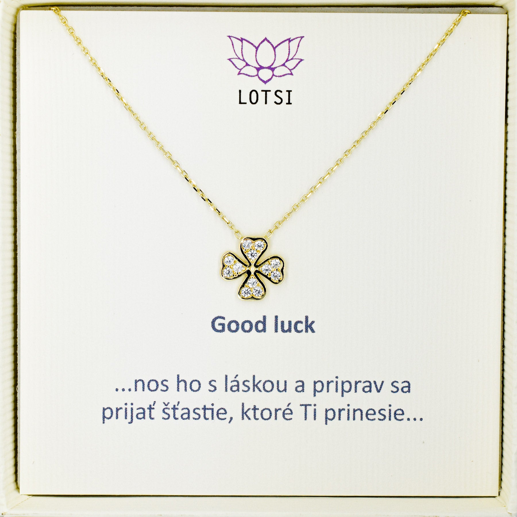 Good luck gold chain