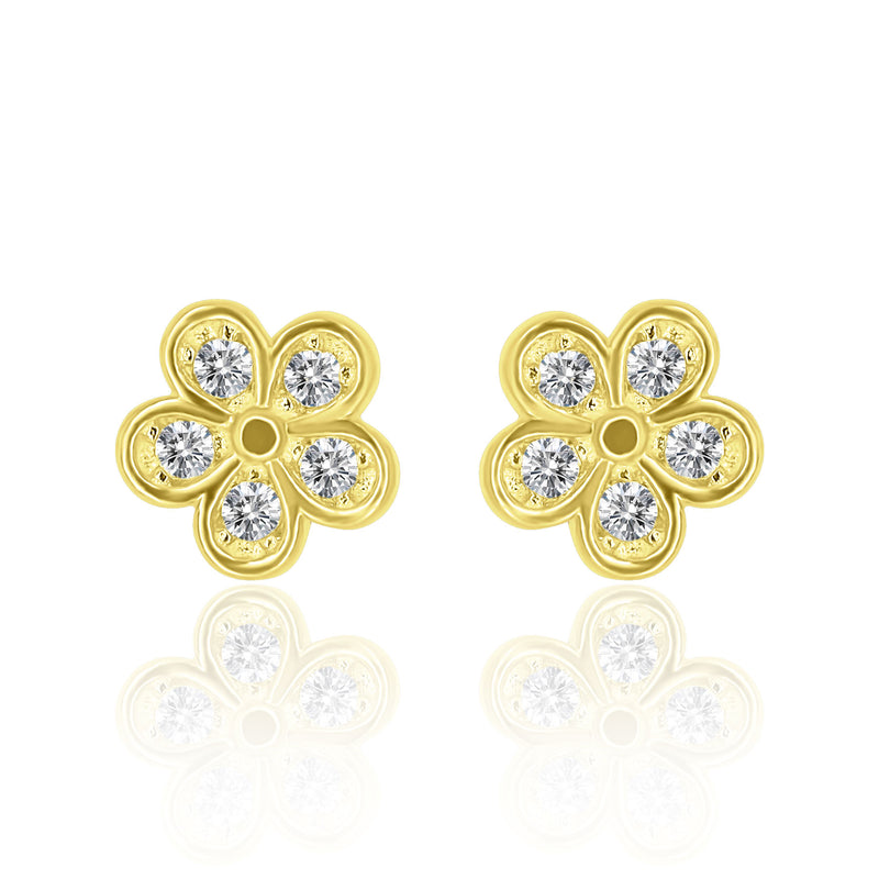 Gold earrings