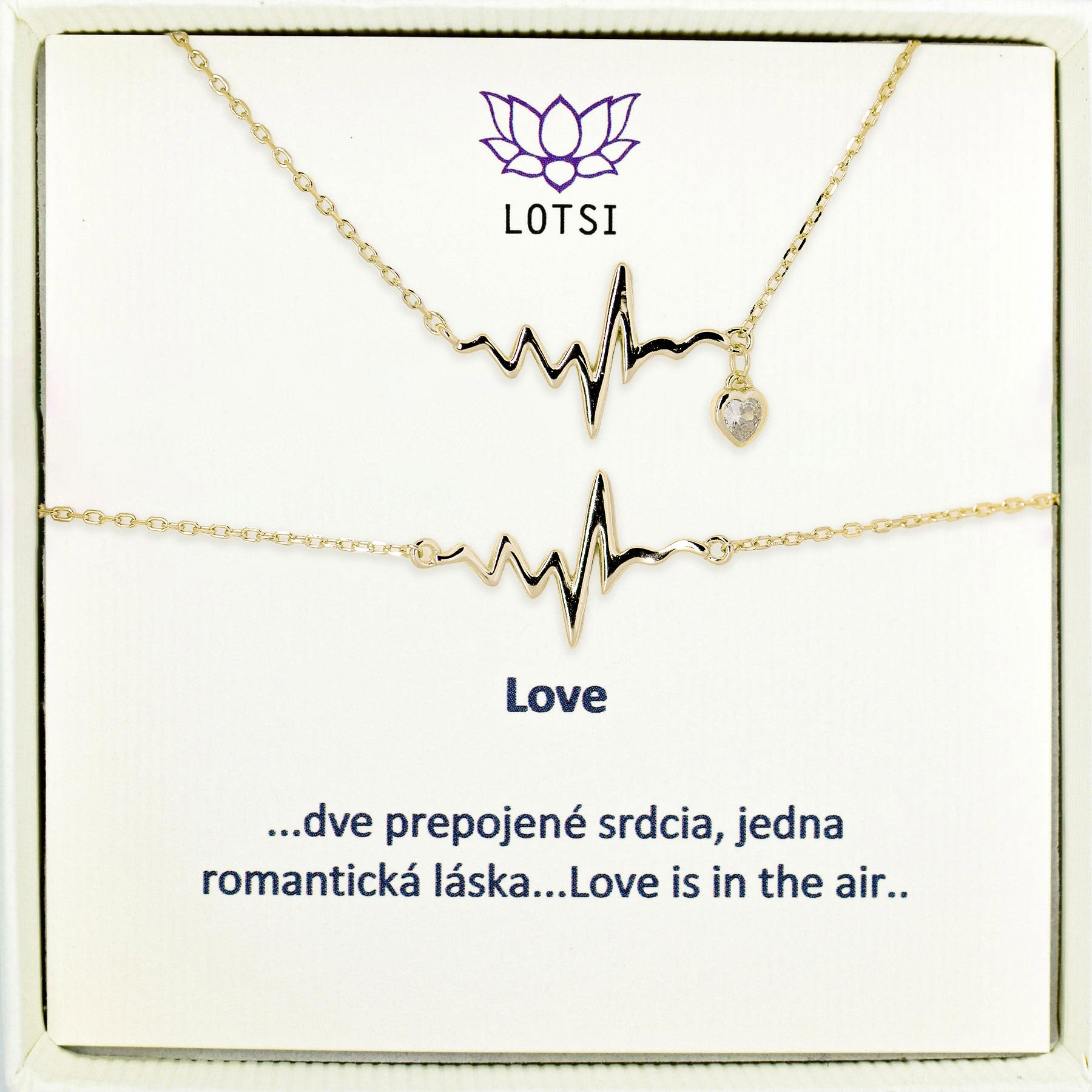 Silver set Love