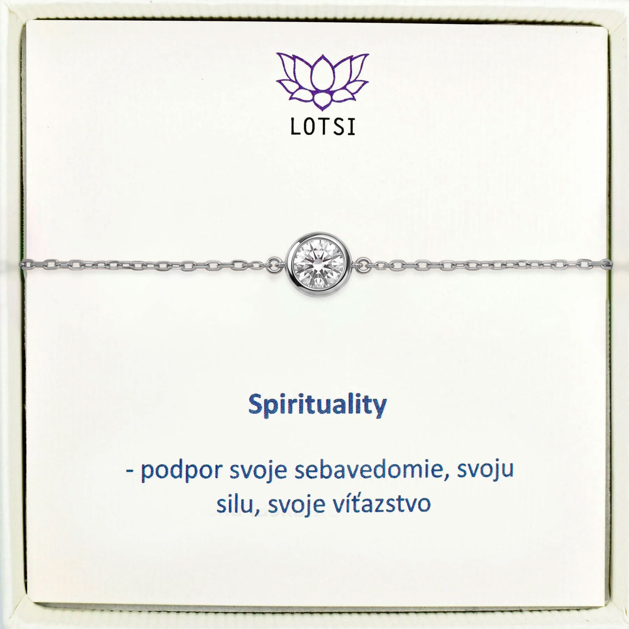 Silver Spirituality Bracelet