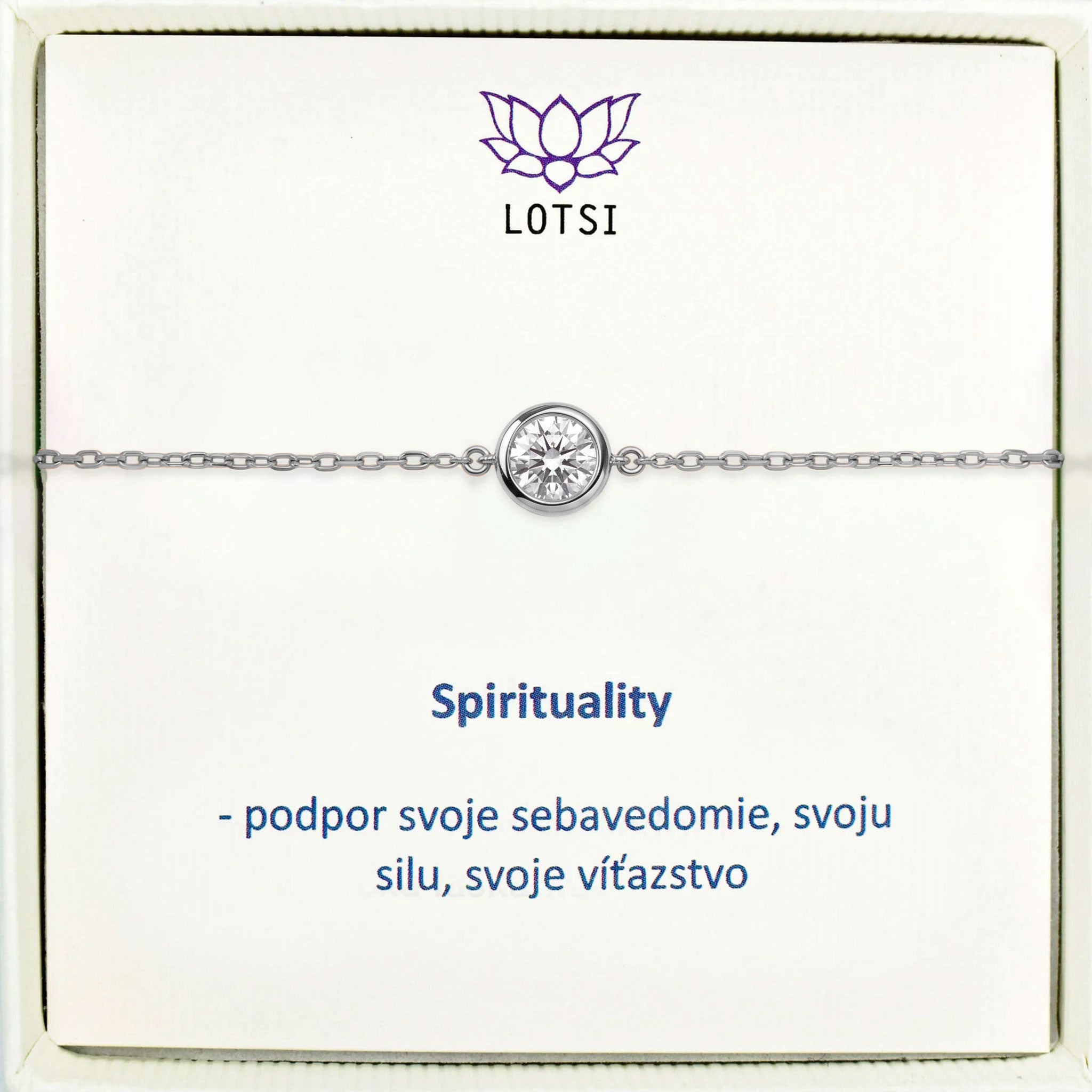 Silver Spirituality Bracelet