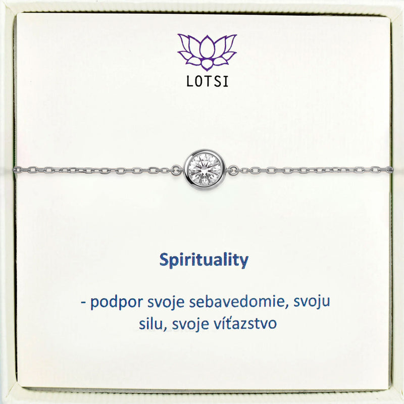 Silver Spirituality Bracelet