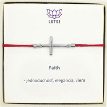 Silver bracelet Faith