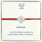 Silver bracelet Good luck