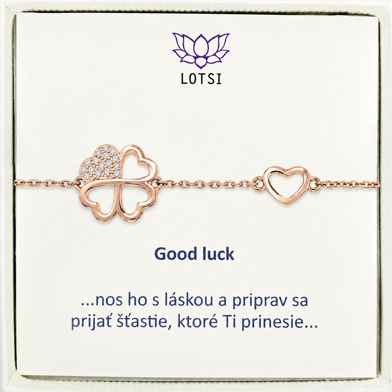 Good Luck Silver Bracelet